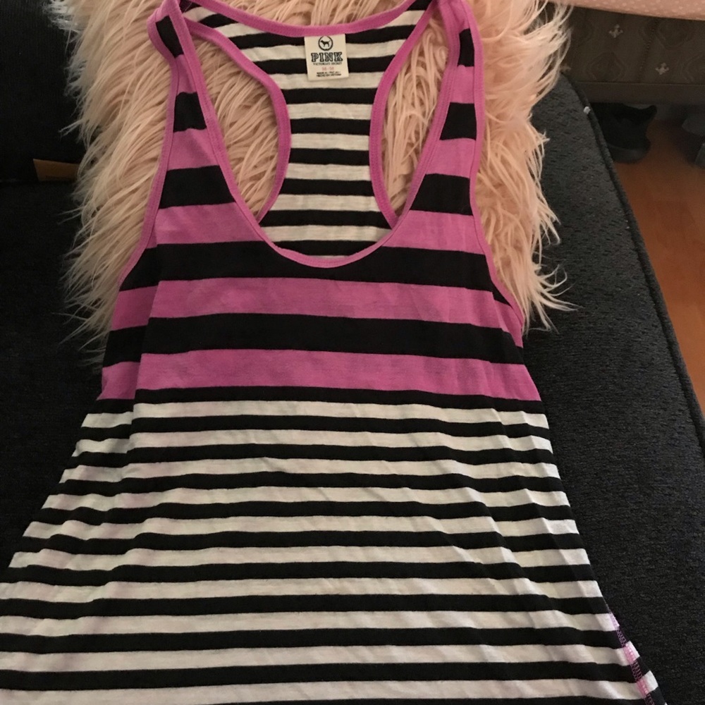 Pink Racer back tank . Only worn 3x